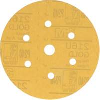Hookit Dust-Free Sanding Disc, 6" Dia., P240 Grit, Aluminum Oxide, A-Weight Southpoint Industrial Supply