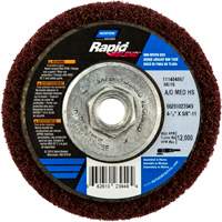 Rapid Blend Non-Woven Depressed Center Abrasive Disc, 4-1/2" Dia., 150-180 Grit, Aluminum Oxide Southpoint Industrial Supply