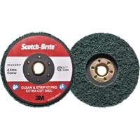 Disque extra coupe  Clean and Strip  XT Pro Scotch-Brite, 4-1/2" dia., Grain Extra grossier, Oxyde d'aluminium Southpoint Industrial Supply