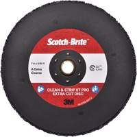 Disque extra coupe  Clean and Strip  XT Pro Scotch-Brite, 7" dia., Grain Extra grossier, Oxyde d'aluminium Southpoint Industrial Supply