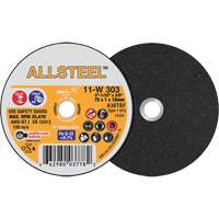 AllSteel Mini Cut-Off Wheel, 3" x 1/32", 3/8" Arbor, Type 1, Aluminum Oxide, 25470 RPM Southpoint Industrial Supply