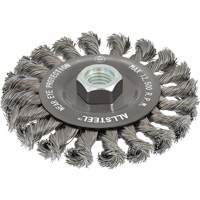 AllSteel Wire Brush, 4-1/2" Dia., 0.02" Fill, 5/8"-11 Arbor, Steel Southpoint Industrial Supply
