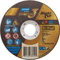 Quantum3 RightCut Cut-Off Wheel, 4-1/2" x 0.045", 7/8" Arbor, Type 1, Aluminum Oxide/Ceramic, 13580 RPM Southpoint Industrial Supply