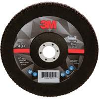 Disque &agrave; lamelles &agrave; changement rapide 769F, 7" x 7/8", Type 29, Grain 40+, Oxyde d'aluminium/C&eacute;ramique Southpoint Industrial Supply