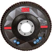 Disque &agrave; lamelles &agrave; changement rapide 769F, 5" x 7/8", Type 27, Grain 40+, C&eacute;ramique Southpoint Industrial Supply
