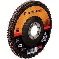 Disque &agrave; lamelles 969F Cubitron II , 5" x 7/8", Type 27, Grain 40+, C&eacute;ramique Southpoint Industrial Supply