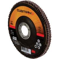 Disque &agrave; lamelles 969F Cubitron II , 5" x 7/8", Type 27, Grain 40+, C&eacute;ramique Southpoint Industrial Supply