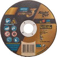 Quantum3 RightCut  Small Diameter Cut-Off Wheel, 5" x 1/16", 7/8" Arbor, Type 01/41, Ceramic Alumina, 12225 RPM Southpoint Industrial Supply