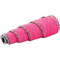 R928 Tapered Spiral Roll, 80 Grit, 1/2" Dia., Ceramic Alumina, 1-1/2" L, 1/8" Arbor Southpoint Industrial Supply