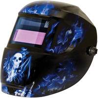 Masque de soudage Carrera ArcOne, 2" lo x 3" la Champ de vision, Teinte 9 - 13, Bleu Southpoint Industrial Supply