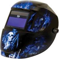 Masque de soudage Carrera ArcOne, 3" lo x 4" la Champ de vision, Teinte 9 - 13, Bleu Southpoint Industrial Supply