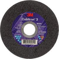 Meule &agrave; tronçonner Cubitron 3, 4-1/2" x 0,04", Arbre de 7/8", Type T1, C&eacute;ramique, 13 300 Tr/min Southpoint Industrial Supply