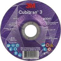 Meule &agrave; tronçonner Cubitron 3, 4-1/2" x 0,045", Arbre de 7/8", Type T27, C&eacute;ramique, 13 300 Tr/min Southpoint Industrial Supply