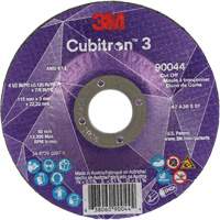 Meule &agrave; tronçonner Cubitron 3, 4-1/2" x 1/8", Arbre de 7/8", Type T27, C&eacute;ramique, 13 300 Tr/min Southpoint Industrial Supply