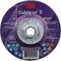 Meule &agrave; tronçonner Cubitron 3, 4-1/2" x 0,09", Arbre de 5/8"-11, Type T27, C&eacute;ramique, 13 300 Tr/min Southpoint Industrial Supply