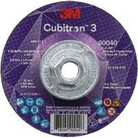 Meule &agrave; tronçonner Cubitron 3, 4-1/2" x 0,045", Arbre de 5/8"-11, Type T27, C&eacute;ramique, 13 300 Tr/min Southpoint Industrial Supply