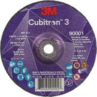 Cubitron 3 Depressed Centre Grinding Wheel, 4" x 1/4", 3/8" Arbor, Ceramic, Type T27 Southpoint Industrial Supply