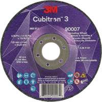 Cubitron 3 Depressed Centre Grinding Wheel, 5" x 1/4", 7/8" Arbor, Ceramic, Type T27 Southpoint Industrial Supply