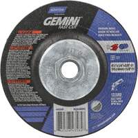 Gemini Grinding Wheel, 4-1/2" x 1/4", 5/8"-11 Arbor, Aluminum Oxide, Type 27 Southpoint Industrial Supply