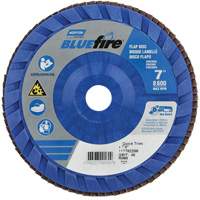 Disque &agrave; lamelles &agrave; garnissage rapide BueFire, 7" x 7/8", Type 27, Grain 40, Alumine de zirconium Southpoint Industrial Supply