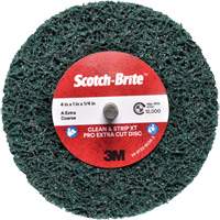 Disque Clean and Strip XT Pro Extra Cut Disc XC-DC Scotch-Brite, 4" dia., Grain Extra grossier, Oxyde d'aluminium Southpoint Industrial Supply