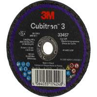 Meule &agrave; tronçonner Cubitron 3, 3" x 0,063", Arbre de 3/8", C&eacute;ramique Southpoint Industrial Supply