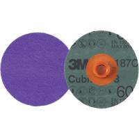 Disque en fibre Roloc Cubitron 3, 4" dia., Grain 60+, C&eacute;ramique Southpoint Industrial Supply