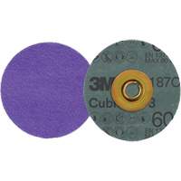 Disque en fibre Roloc Cubitron 3, 3" dia., Grain 60+, C&eacute;ramique Southpoint Industrial Supply