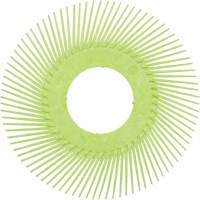 Scotch-Brite Type A Precision Radial Bristle Brush PN-RB without Adapter, Ceramic, 50+ Grit, 6" Dia. Southpoint Industrial Supply