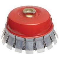 Brosse-boisseau &agrave; fils nou&eacute;s avec protecteur, 2-3/4" dia. x 5/8"-11 arbre Southpoint Industrial Supply