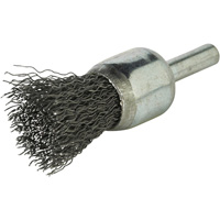 Brosse &agrave; fils cr&ecirc;p&eacute;s avec moyeu, 3/4", Fils 0,014", Tige 1/4" Southpoint Industrial Supply