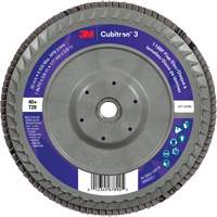 Disque &agrave; lamelles conique 1169F Cubitron 3 &agrave; changement rapide, 7" x 5/8"-11, Type T29, Grain 40+, C&eacute;ramique Southpoint Industrial Supply