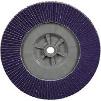 Disque &agrave; lamelles plate 1169F Cubitron 3 &agrave; changement rapide, 6" x 5/8"-11, Type T27, Grain 80+, C&eacute;ramique Southpoint Industrial Supply