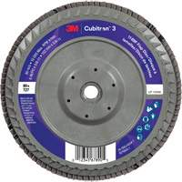 Disque &agrave; lamelles plate 1169F Cubitron 3 &agrave; changement rapide, 6" x 5/8"-11, Type T27, Grain 80+, C&eacute;ramique Southpoint Industrial Supply