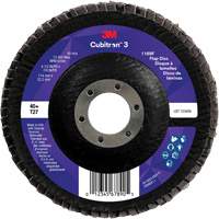 Disque &agrave; lamelles plate 1169F Cubitron 3, 4-1/2" x 7/8", Type T27, Grain 40+, C&eacute;ramique Southpoint Industrial Supply