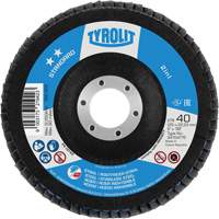 ZA 40 - B425 Standard 2-in-1 Flap Disc, 5" x 7/8", Type 27A, 40 Grit, Zirconia Alumina Southpoint Industrial Supply