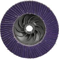 Disque &agrave; lamelles Cubitron 3 1169F, 5" x 5/8"-11, Type T27, Grain 60+, C&eacute;ramique Southpoint Industrial Supply
