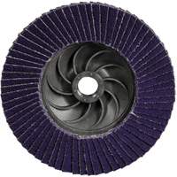 Disque &agrave; lamelles Cubitron 3 1169F, 5" x 5/8"-11, Type T27, Grain 40+, C&eacute;ramique Southpoint Industrial Supply