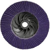 Disque &agrave; lamelles Cubitron 3 1169F, 5" x 5/8"-11, Type T29, Grain 80+, C&eacute;ramique Southpoint Industrial Supply