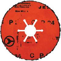 Disque de ponçage semi-flexible POWERFLEX, 4-1/2" dia., Grain C24, Carbure de silicium Southpoint Industrial Supply