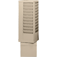 Literature Storage Racks, Rotating, 44 Slots, Steel, 14-1/8" W x 14-1/8" D x 48-1/2" H Southpoint Industrial Supply