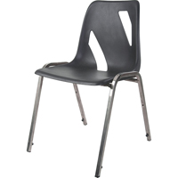 Stacking Chair, Vinyl, 31" High, 275 lbs. Capacity, Black OA275 | Southpoint Industrial Supply