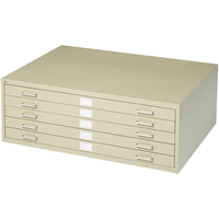 Classeurs en acier pour plans, 5 Tiroirs, 53-3/8" la x 41-3/8" p x 16-1/2" h Southpoint Industrial Supply