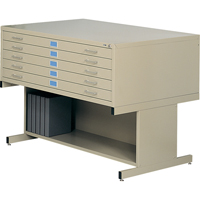 Classeurs en acier pour plans, 5 Tiroirs, 40-3/8" la x 29-3/8" p x 16-1/2" h Southpoint Industrial Supply