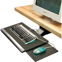 Heavy-Duty Articulating Keyboard Trays With Mouse Platform OB539 | Southpoint Industrial Supply