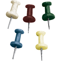 Corkboard Accessories - Push pins OJ472 | Southpoint Industrial Supply