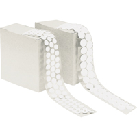 Attache en rondelle, Boucle, 1/2" dia., Adh&eacute;sif, Blanc Southpoint Industrial Supply