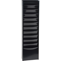 Literature Storage Racks, Stationary, 11 Slots, Steel, 9-3/4" W x 4-1/8" D x 36" H Southpoint Industrial Supply