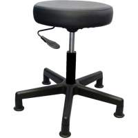 900 Series Task Stool, Stationary, Adjustable, 16" - 22", Vinyl Seat, Black Southpoint Industrial Supply