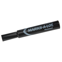 Marks-a-Lot Permanent Markers, Chisel, Black OD458 | Southpoint Industrial Supply
